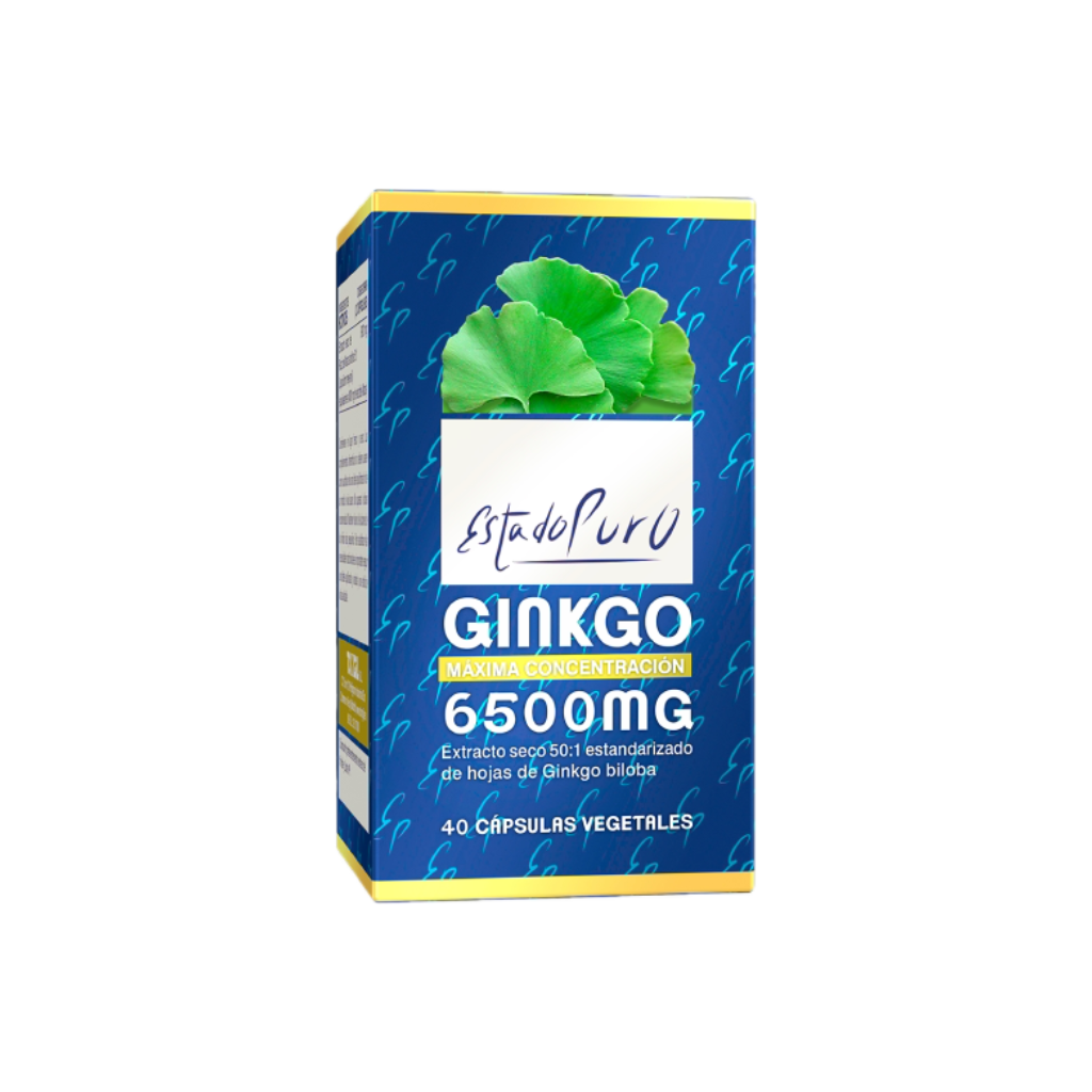 Ginkgo 6500mg estado puro 40cap