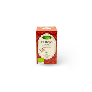 Té rojo pu-erh bio, 20 filtros