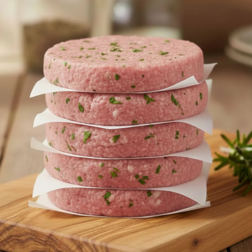 Hamburguesas de pollo - Al ajillo - 5u, 500g